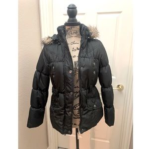Dollhouse SkiJacket removable fur-lined hood SizeM